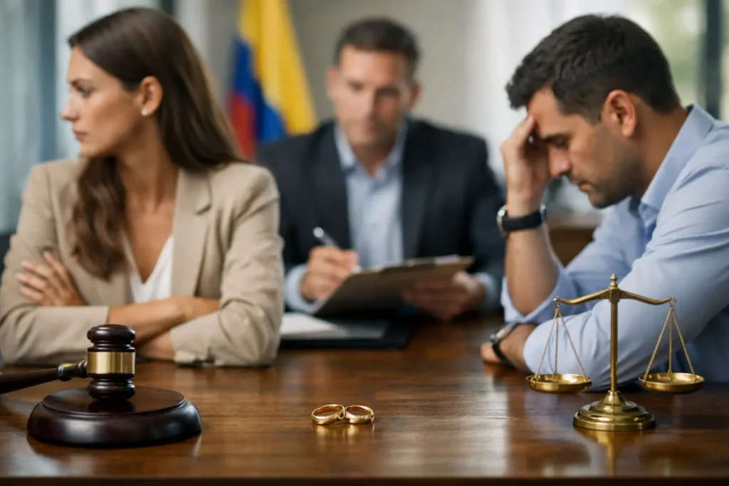 Divorcio contencioso en Colombia: qué esperar