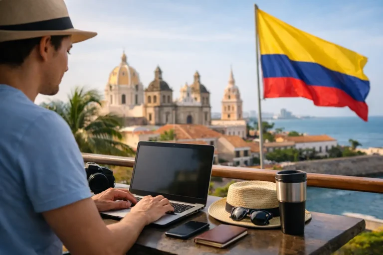 Visa nómada digital Colombia: requisitos clave