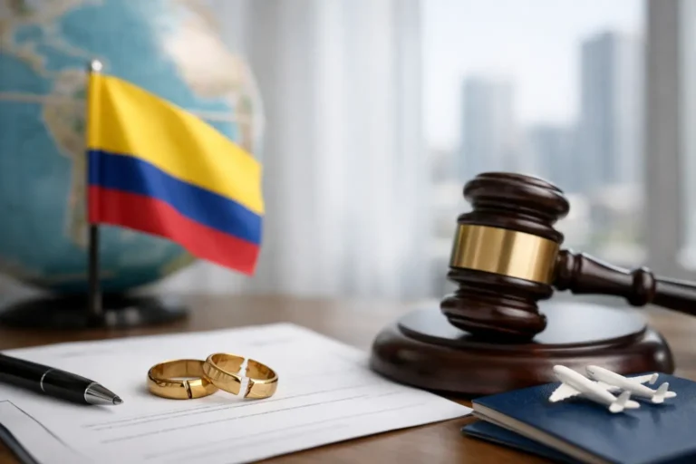 Cómo divorciarse desde el exterior en Colombia