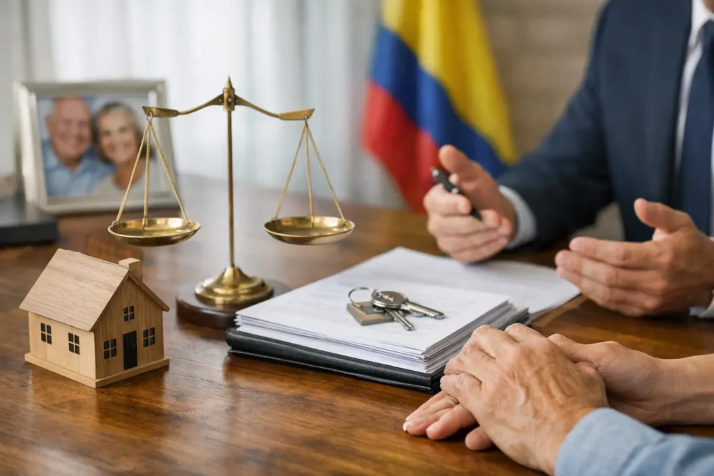 Quién hereda sin testamento en Colombia