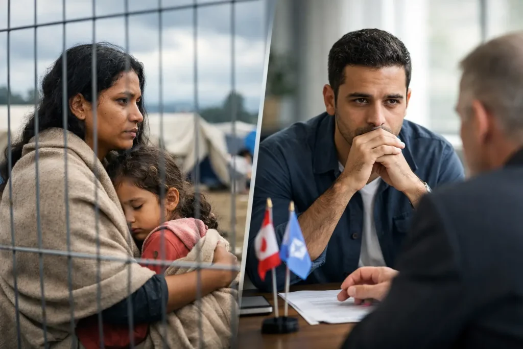 Asilo o refugio: diferencias clave