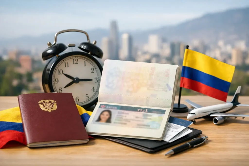 Cuánto tarda una visa colombiana