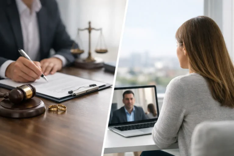 ¿Puedo divorciarme sin estar presente?