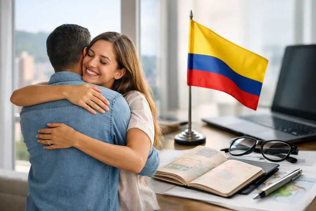 Visa cónyuge o visa trabajo Colombia
