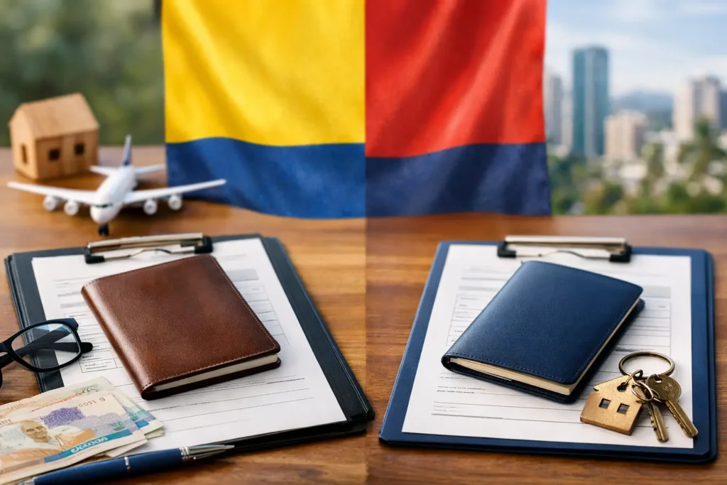 Visa M o Visa R Colombia: cuál conviene